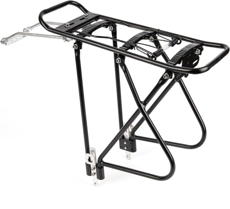 Sigtuna Rear Bike Rack, Bike Cargo Rack Adjustable for Mountain Bikes, Bike Rack for Back of Bike