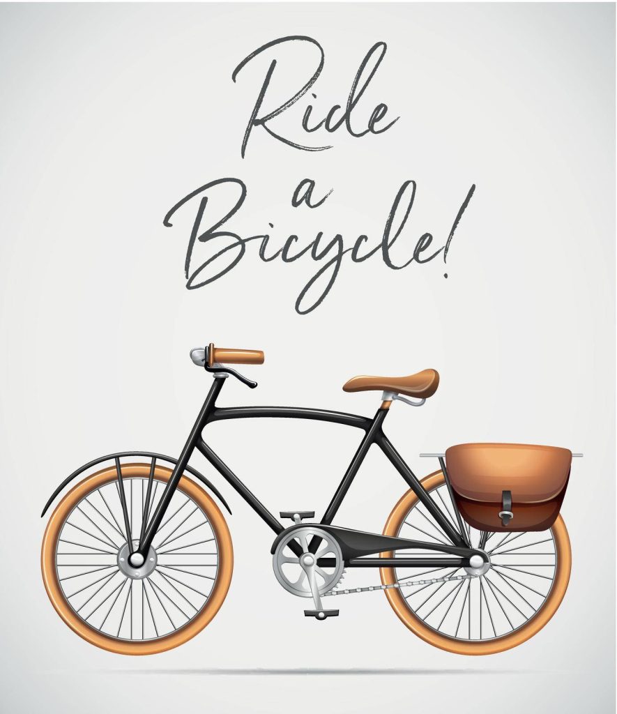 ride a bicycle