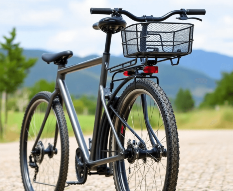 CXWXC Rear Bike Rack with Basket